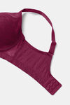 Zivame True Curv Lightly Lined Wired High 3/4Th Coverage Super Support - Beet Red — thumbnail 8